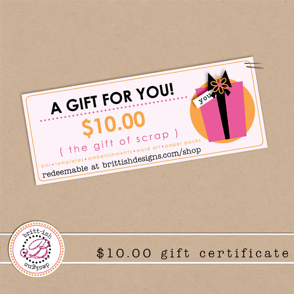 $10 Gift Certificate