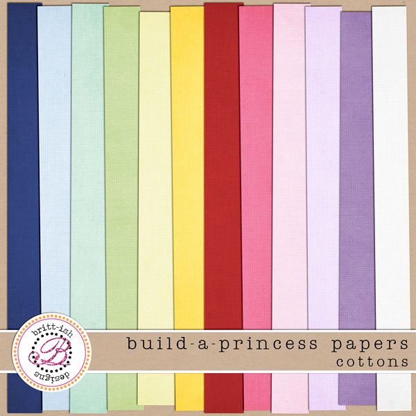 Build-a-Princess Papers: Cottons