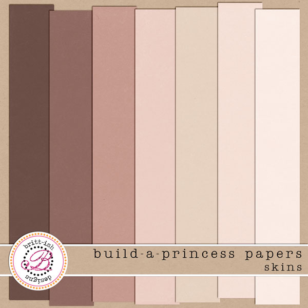 Build-a-Princess Papers: Skins