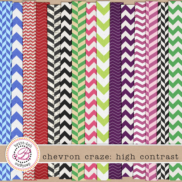 Chevron Craze: High Contrast