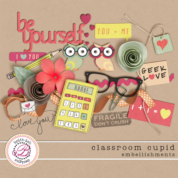 Classroom Cupid: Embellishments