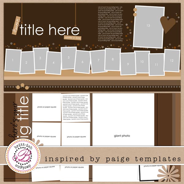 Inspired by Paige Templates